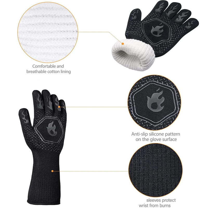 1 Pair Oven Gloves, Oven Mitts - Heat Resistant Glove avis et prix