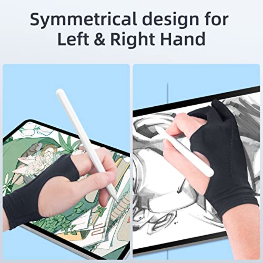 2-Pack Drawing Glove Palm Reje - Touchscreen Glove Capacitive avis et prix