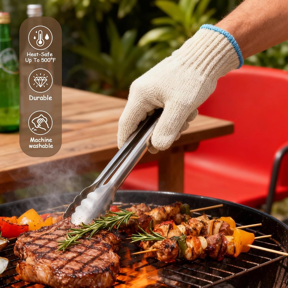 Heat Resistant Gloves - 932°F  - Cut Resistant Glove avis et prix