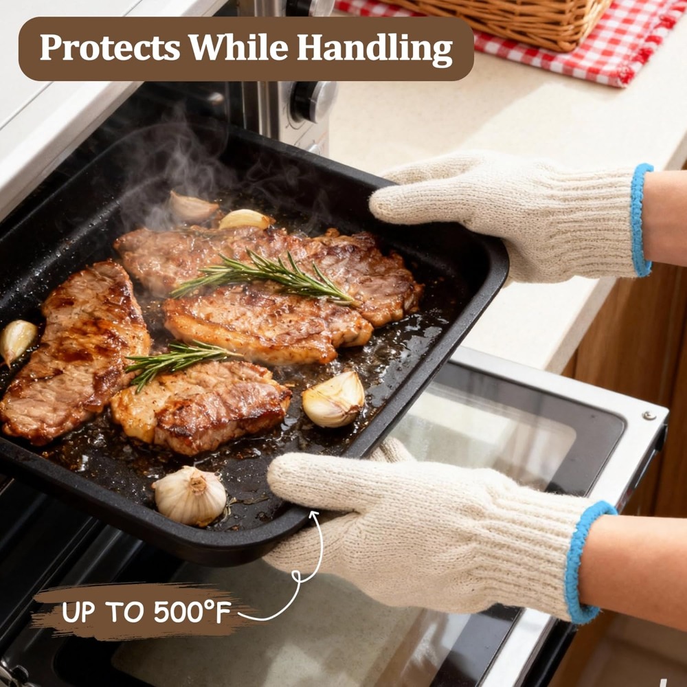 Heat Resistant Gloves - 932°F  - Cut Resistant Glove avis et prix