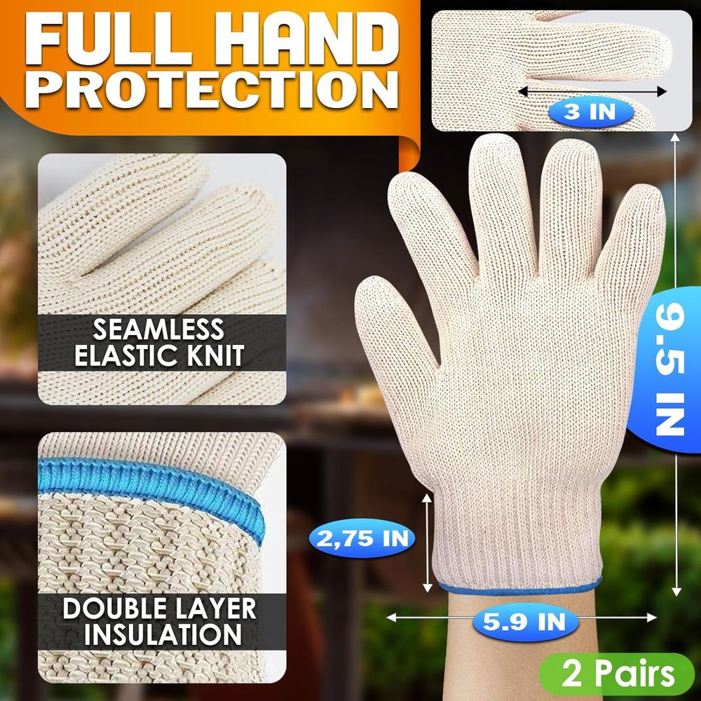 Heat-Resistant Gloves, 9.5 Len - Heat Resistant Glove avis et prix