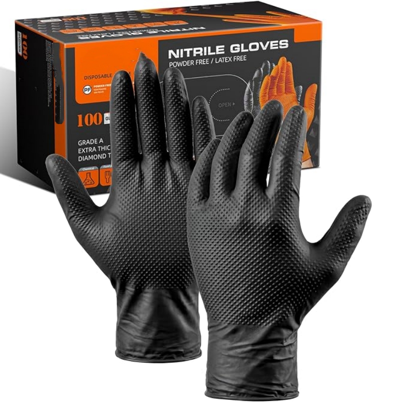 8 Mil Heavy Duty Industrial Or - Nitrile Mechanic Glove avis et prix