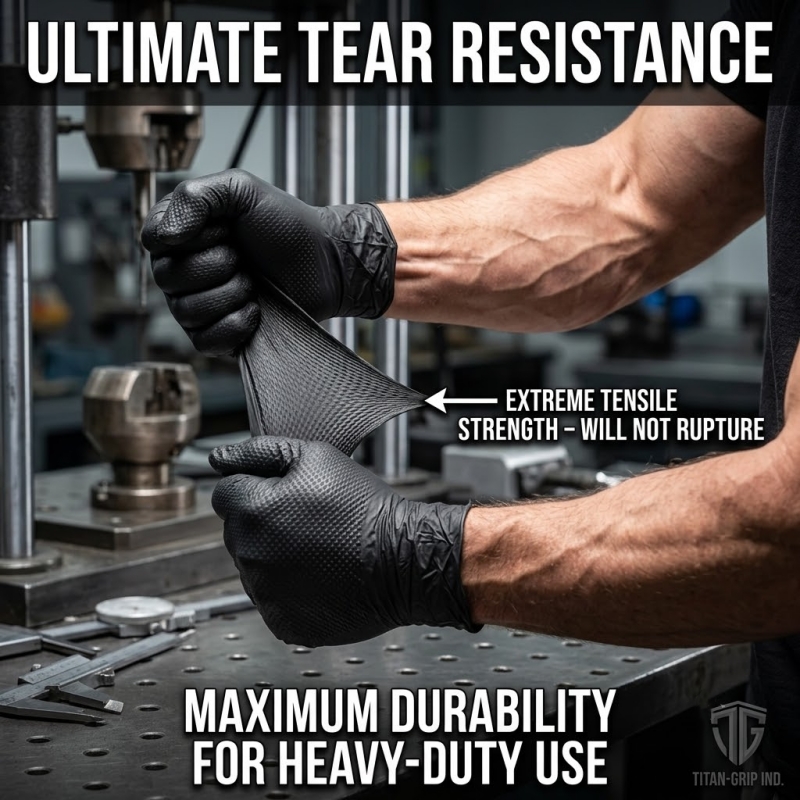 Heavy Duty Black Industrial Ni - Nitrile Mechanic Glove avis et prix