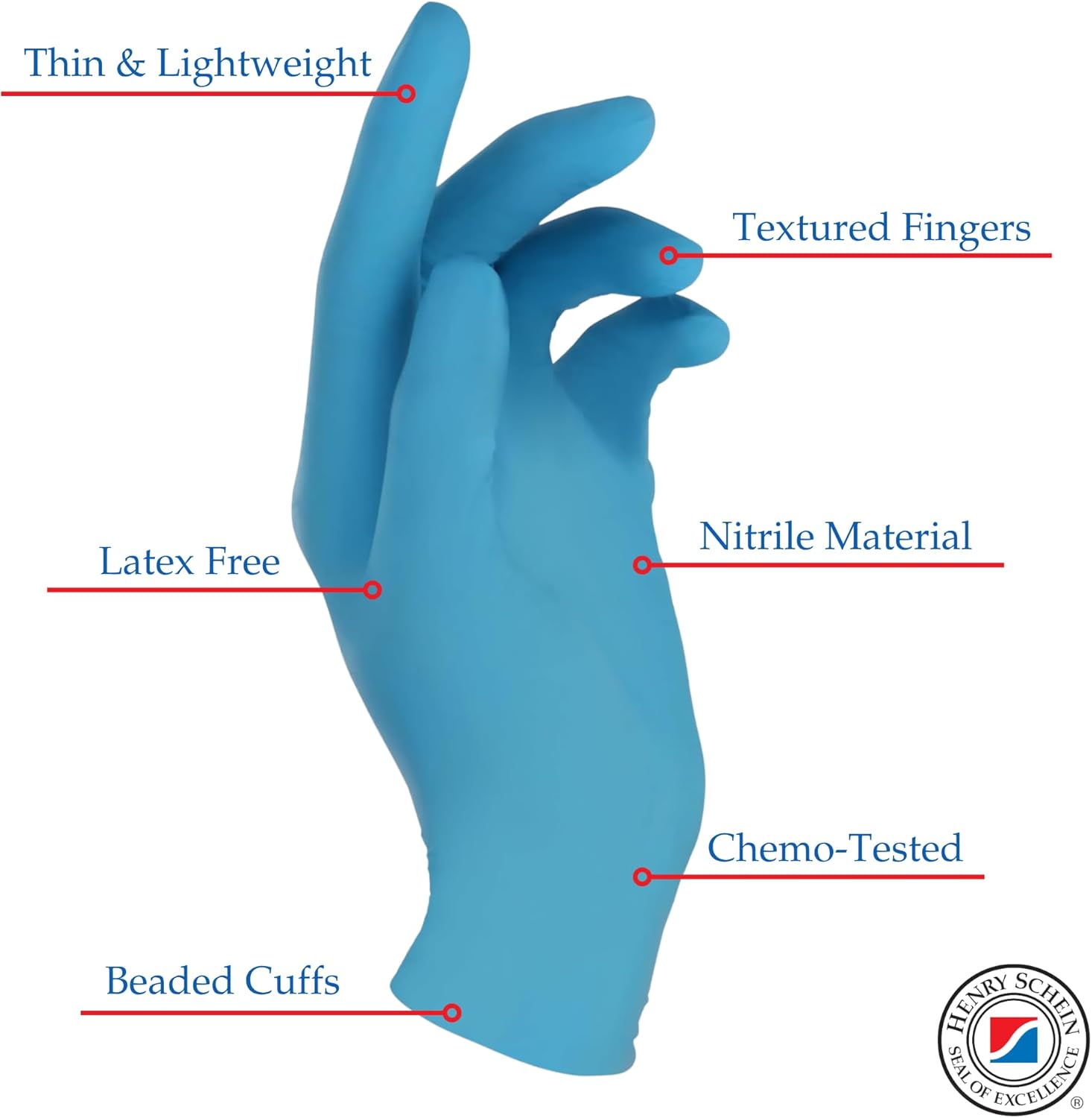 Powder-Free Nitrile Exam Glove - Exam Glove Nitrile avis et prix