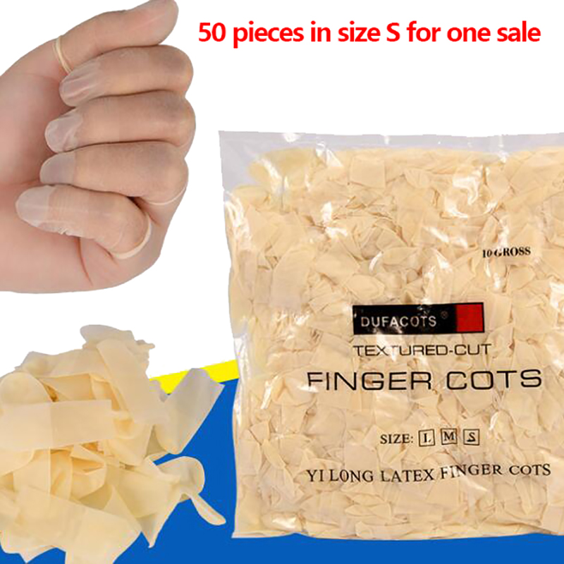 50pcs/pack Disposable Latex Fi - Latex Disposable Glove avis et prix
