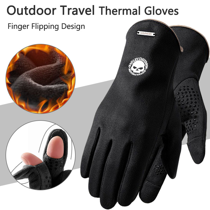 2pc Man Winter Warm Gloves For - Leather Driving Glove avis et prix