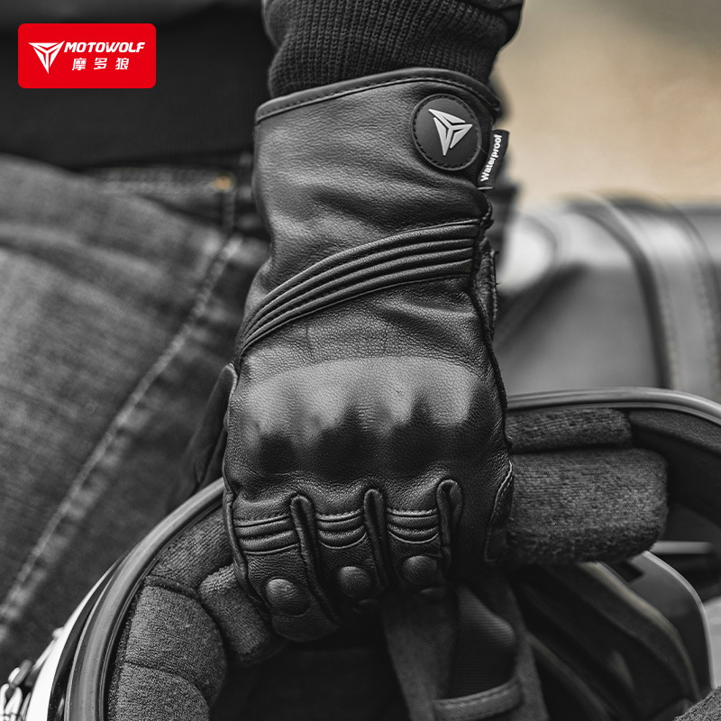 Winter Motorcycle Gloves for M - Motorcycle Glove Knuckle avis et prix