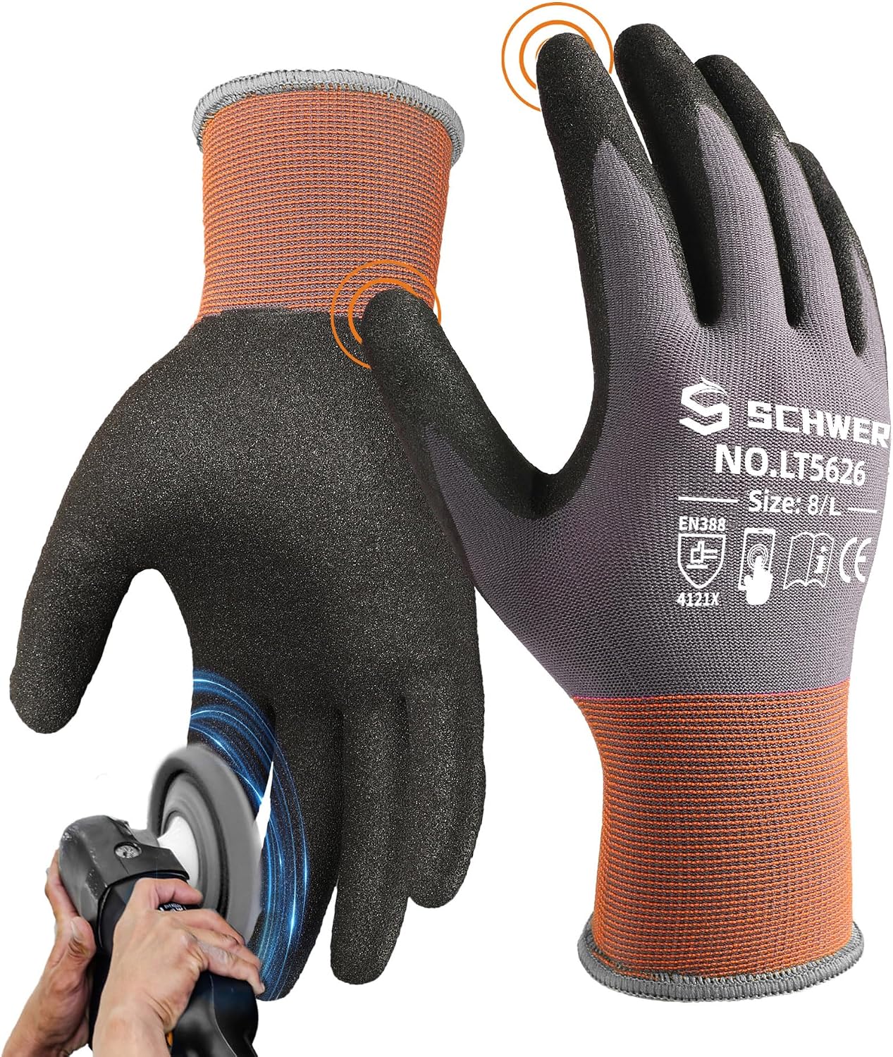 6 Pairs Heavy Duty Work Gloves - Cut Resistant Glove avis et prix