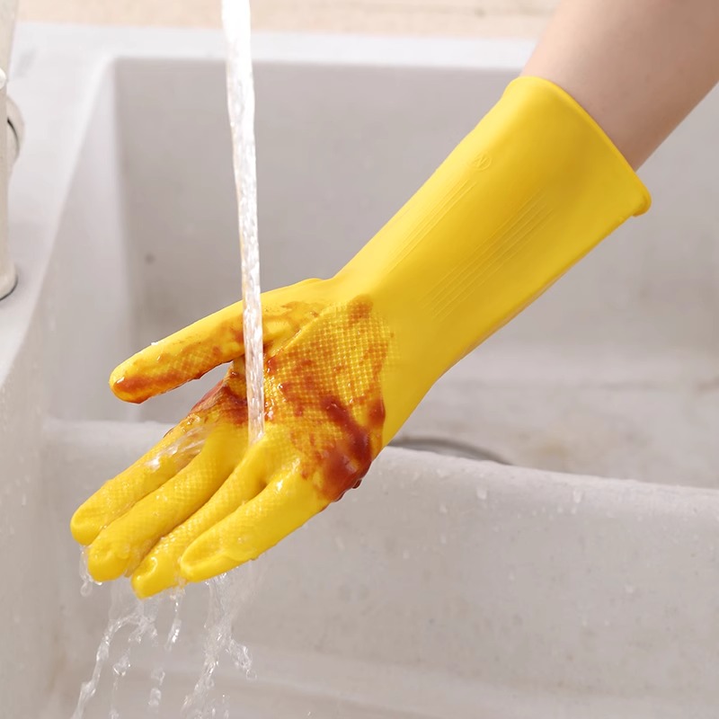 3 Pairs of Household Gloves Ho - Dish Glove Rubber avis et prix