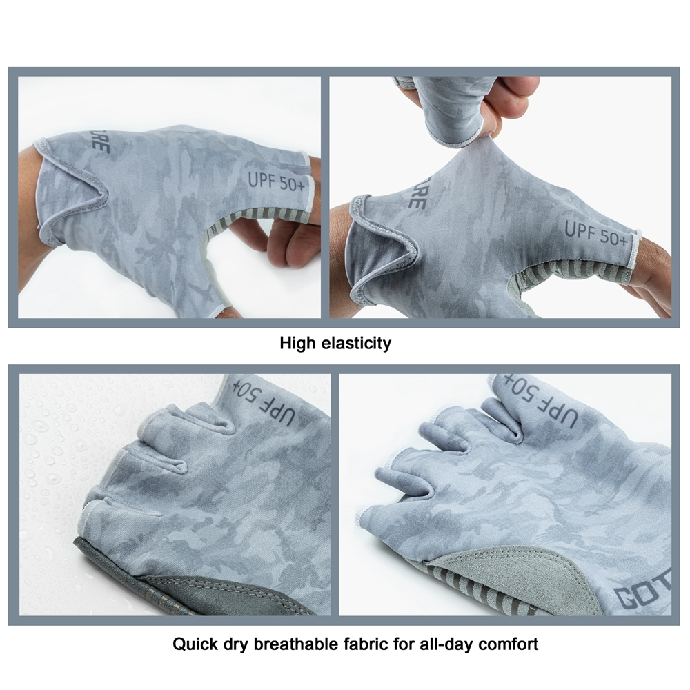 Goture Fingerless Fishing Glov - Cycling Glove Padded avis et prix