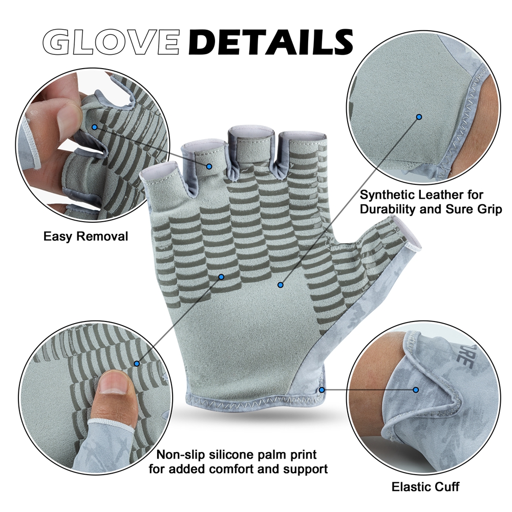 Goture Fingerless Fishing Glov - Cycling Glove Padded avis et prix