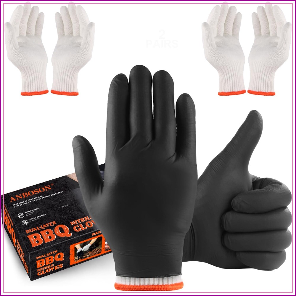 Disposable BBQ Gloves 100 Pack - Heat Resistant Glove avis et prix