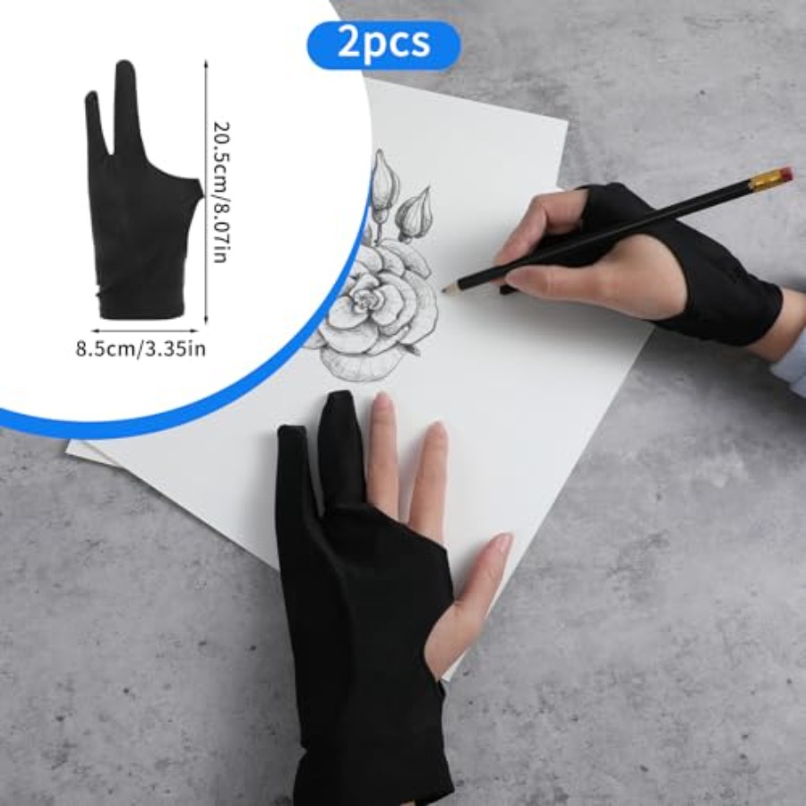 2 Pack Digital Drawing Glove R - Touchscreen Glove Capacitive avis et prix