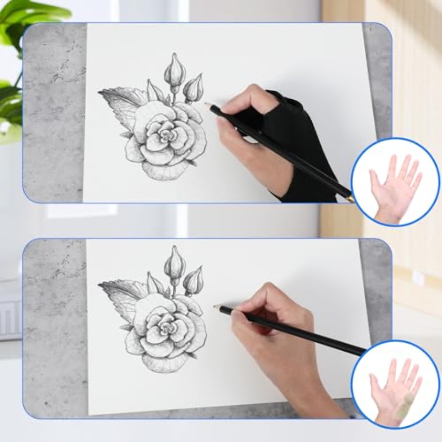 2 Pack Digital Drawing Glove R - Touchscreen Glove Capacitive avis et prix