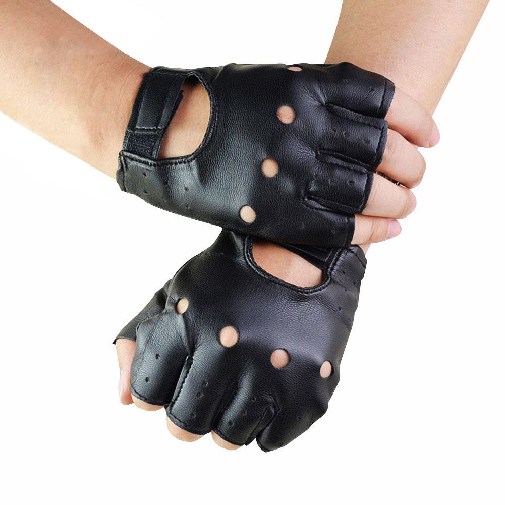 Punk Fingerless Gloves PU Leat - Workout Glove Gym avis et prix