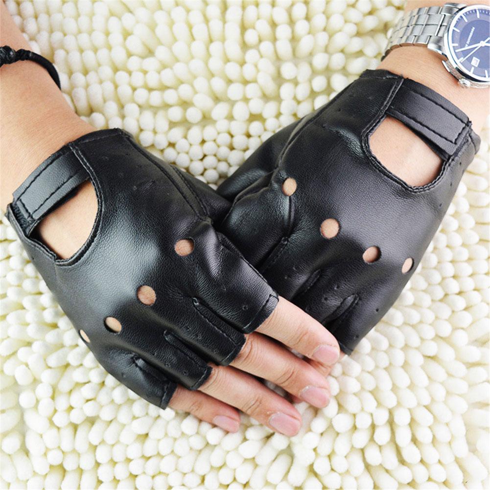 Punk Fingerless Gloves PU Leat - Workout Glove Gym avis et prix