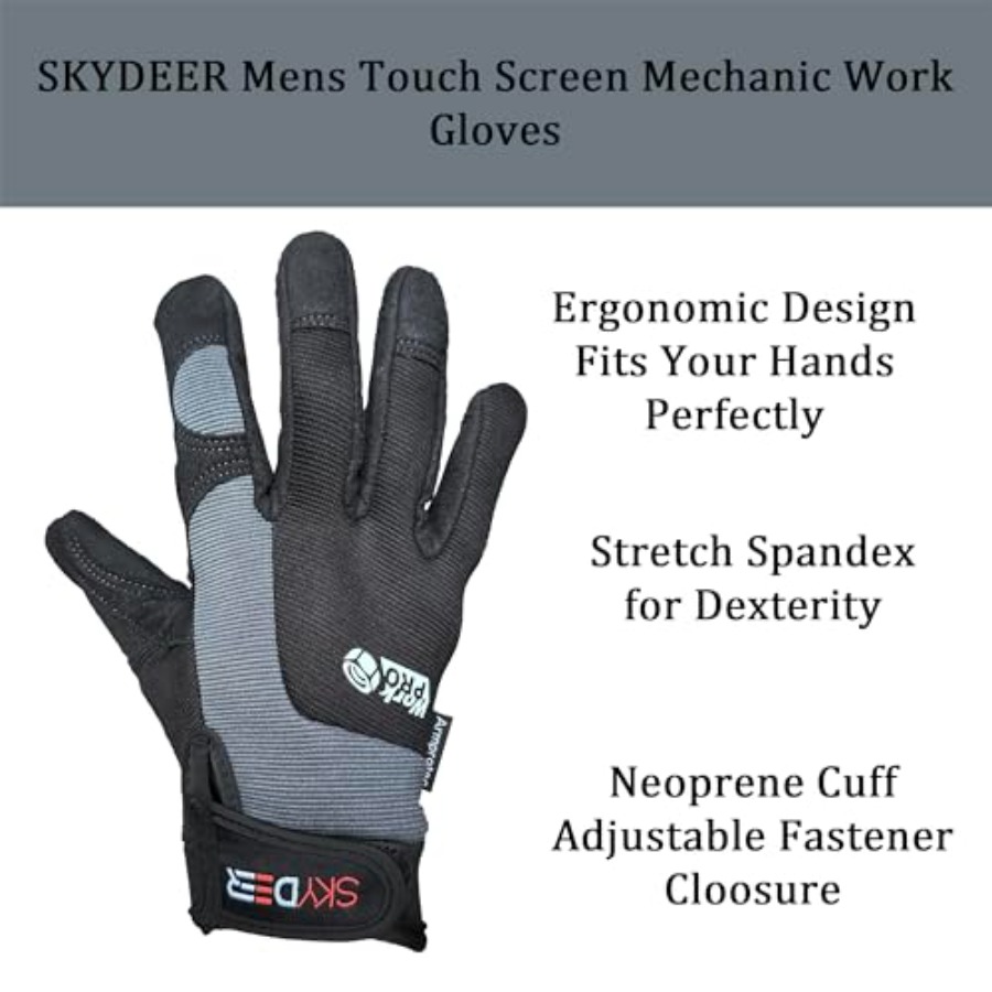 Touch Screen Leather Work Glov - Work Glove Impact avis et prix