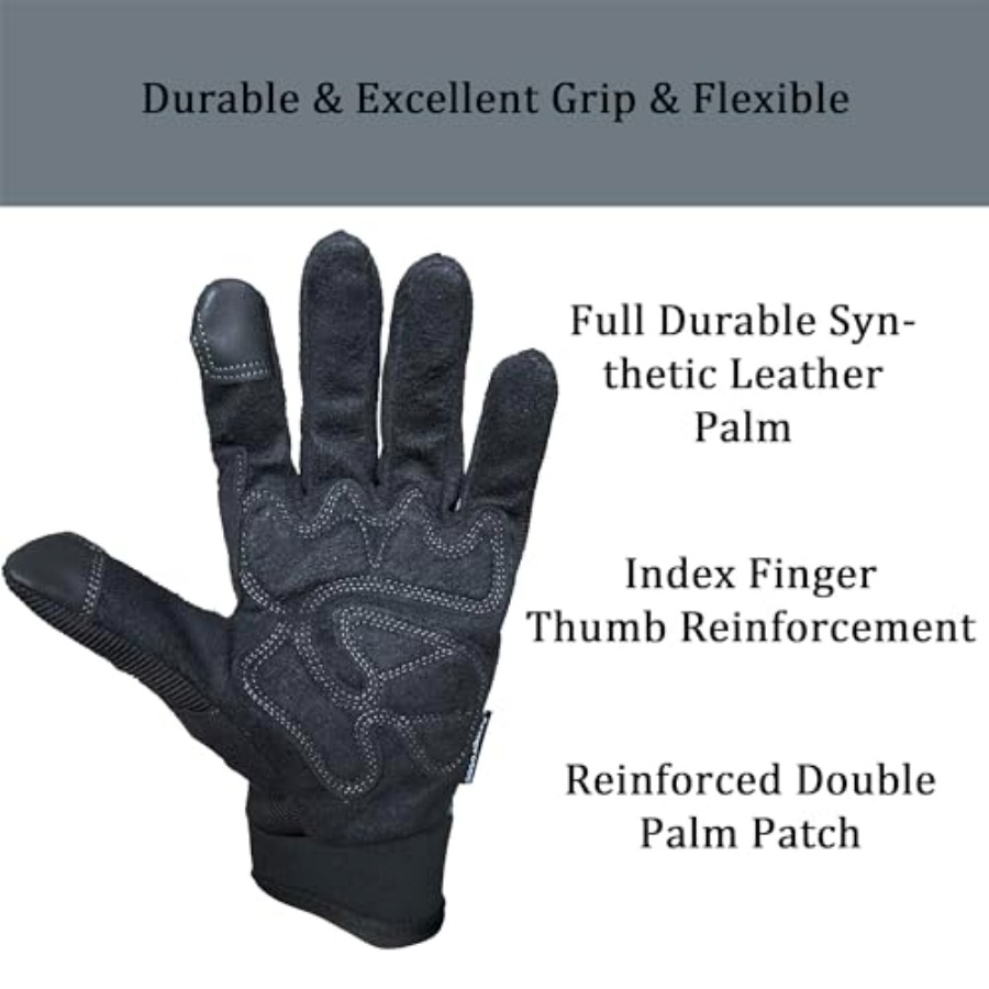 Touch Screen Leather Work Glov - Work Glove Impact avis et prix