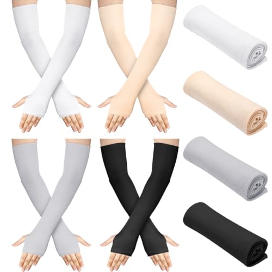 Bememo 4 Pack Sun Protection U - Fingerless Glove Knit avis et prix