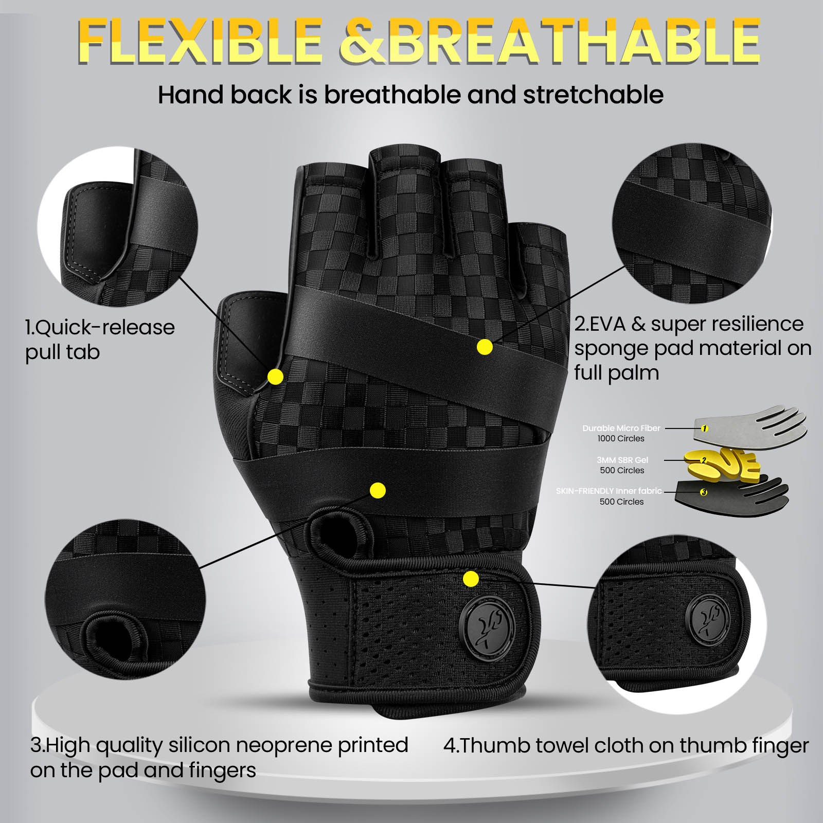 Multi-use Gym Sports Gloves fo - Workout Glove Gym avis et prix