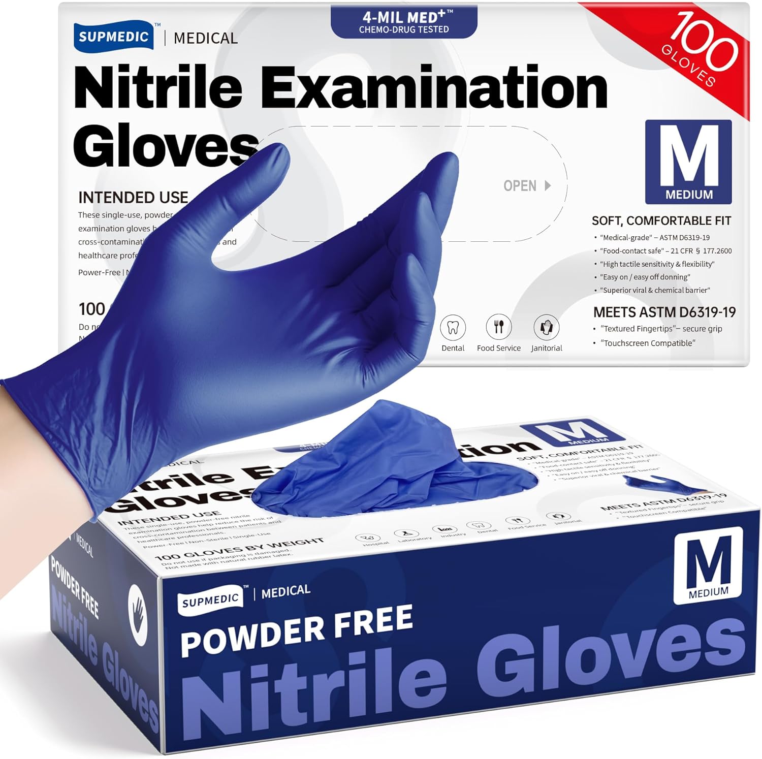 Nitrile Exam Gloves, 4 Mil MED - Exam Glove Nitrile avis et prix