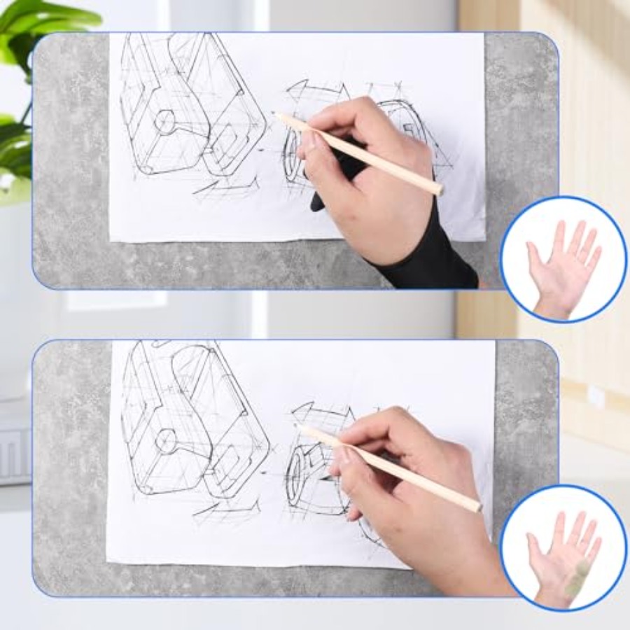 4 Pack Drawing Glove Digital D - Touchscreen Glove Capacitive avis et prix