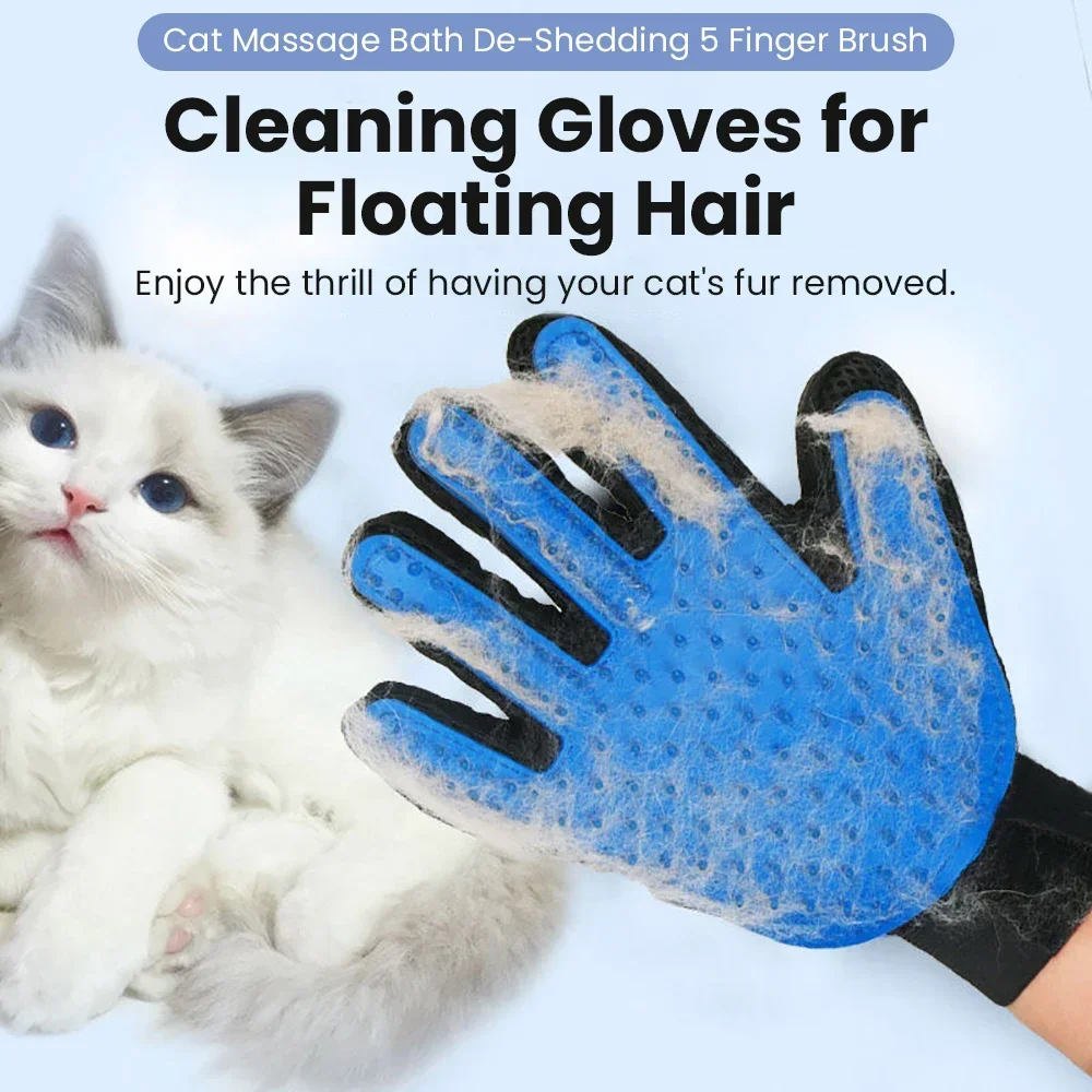 Cat Grooming Glove Pet Cat Com - Rubber Glove Cleaning avis et prix