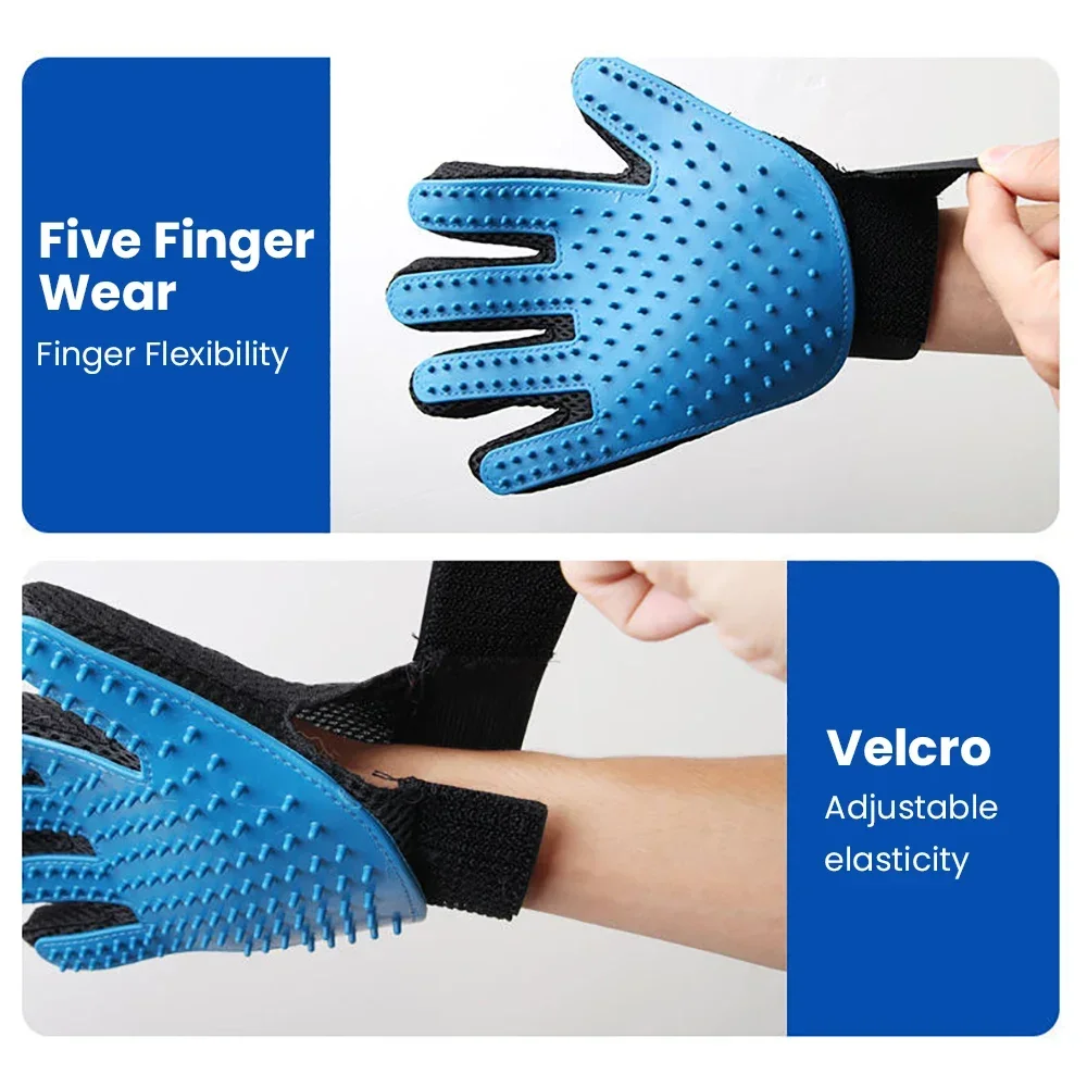 Cat Grooming Glove Pet Cat Com - Rubber Glove Cleaning avis et prix