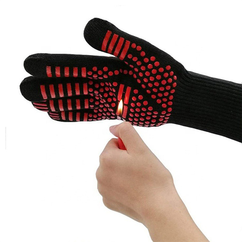 1PC Gloves 800 Degrees Firepro - Oven Mitt Silicone avis et prix