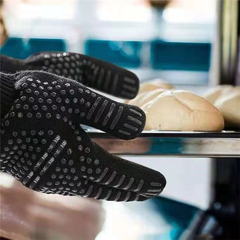 1PC Gloves 800 Degrees Firepro - Oven Mitt Silicone avis et prix