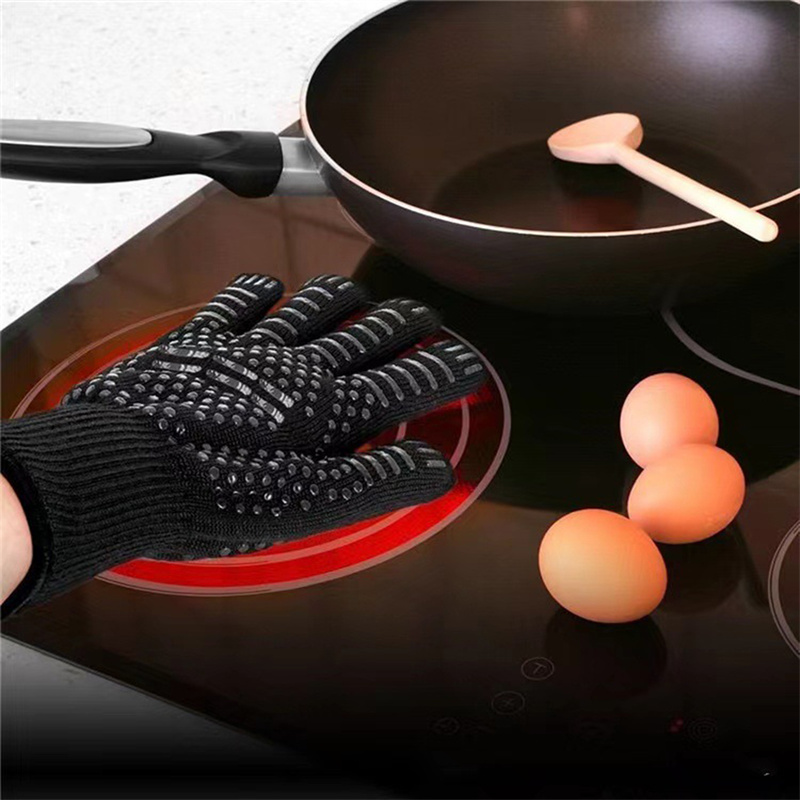 1PC Gloves 800 Degrees Firepro - Oven Mitt Silicone avis et prix