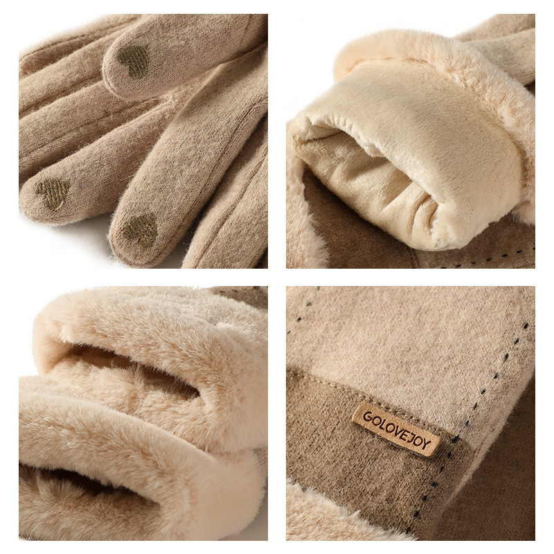 New winter cashmere gloves for - Wool Glove Lined avis et prix