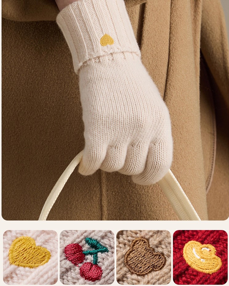 100% Wool Winter Beanie Hat Sc - Wool Glove Lined avis et prix