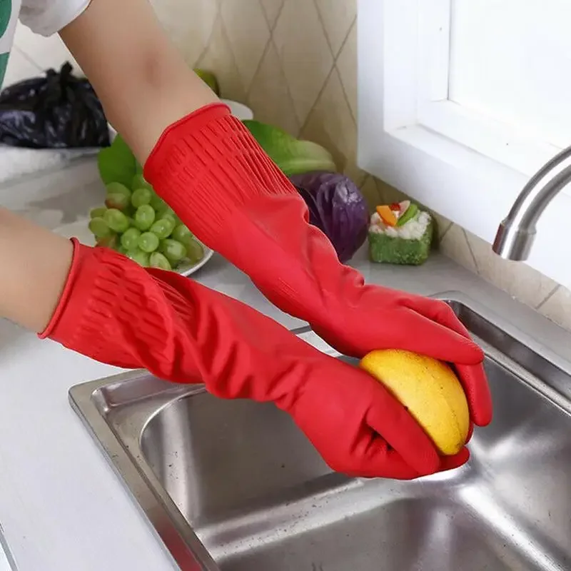 1 pair S/M/L Red Flexible Rubb - Dish Glove Rubber avis et prix