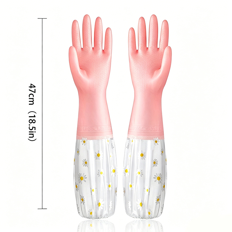 A Pair of New Long-Sleeved Rub - Dish Glove Rubber avis et prix