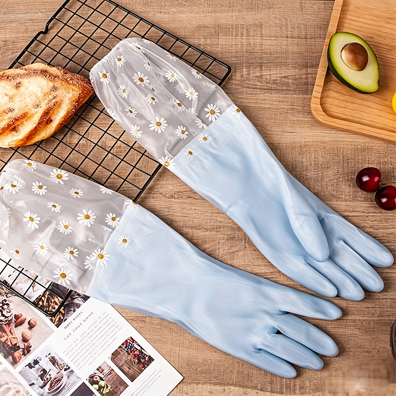 A Pair of New Long-Sleeved Rub - Dish Glove Rubber avis et prix