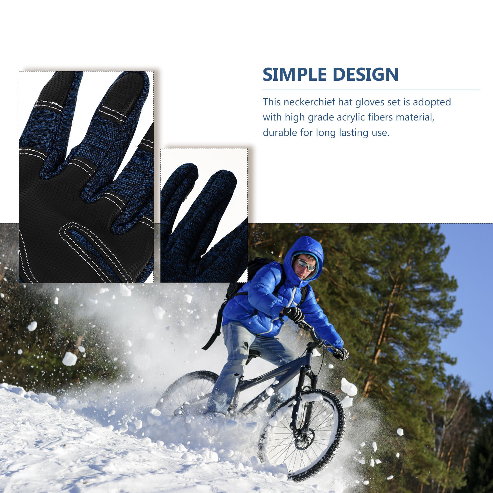 1Pair Premium Winter Gloves fo - Winter Glove Insulated avis et prix