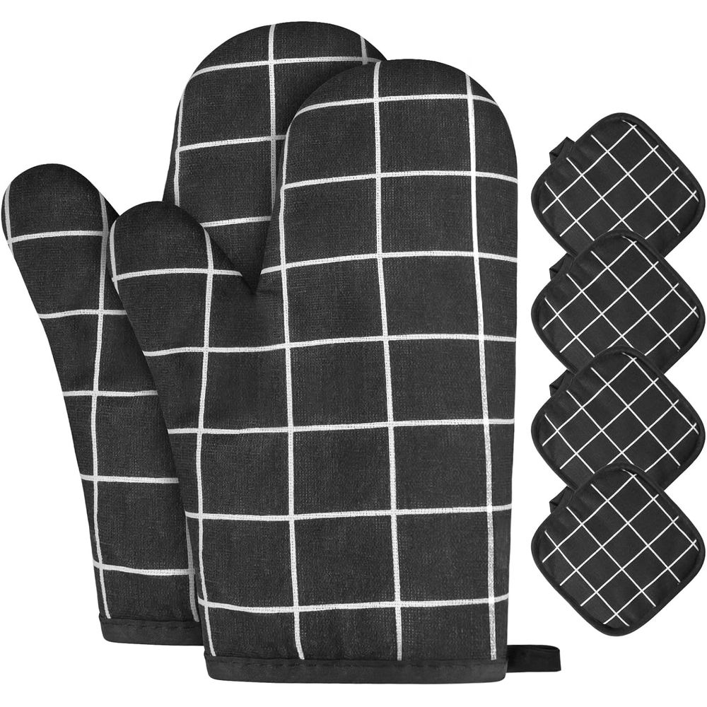 6-Piece Heat Resistant Oven Mi - Heat Resistant Glove avis et prix