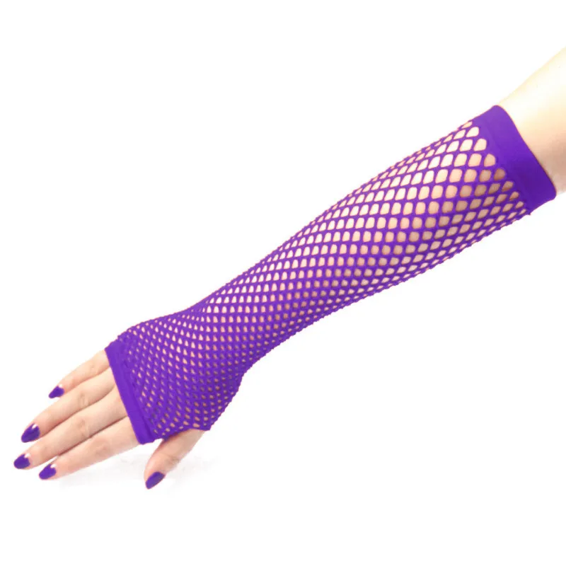 Women Fashion Neon Fishnet Fin - Fingerless Glove Knit avis et prix