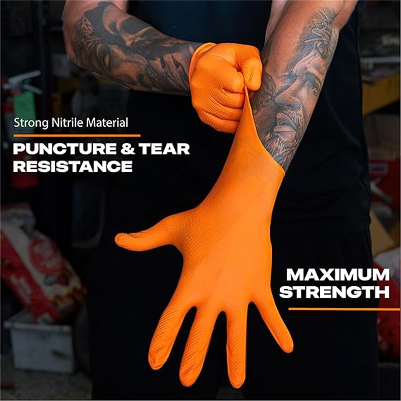8Mil Thick Heavy Duty Safety W - Nitrile Mechanic Glove avis et prix