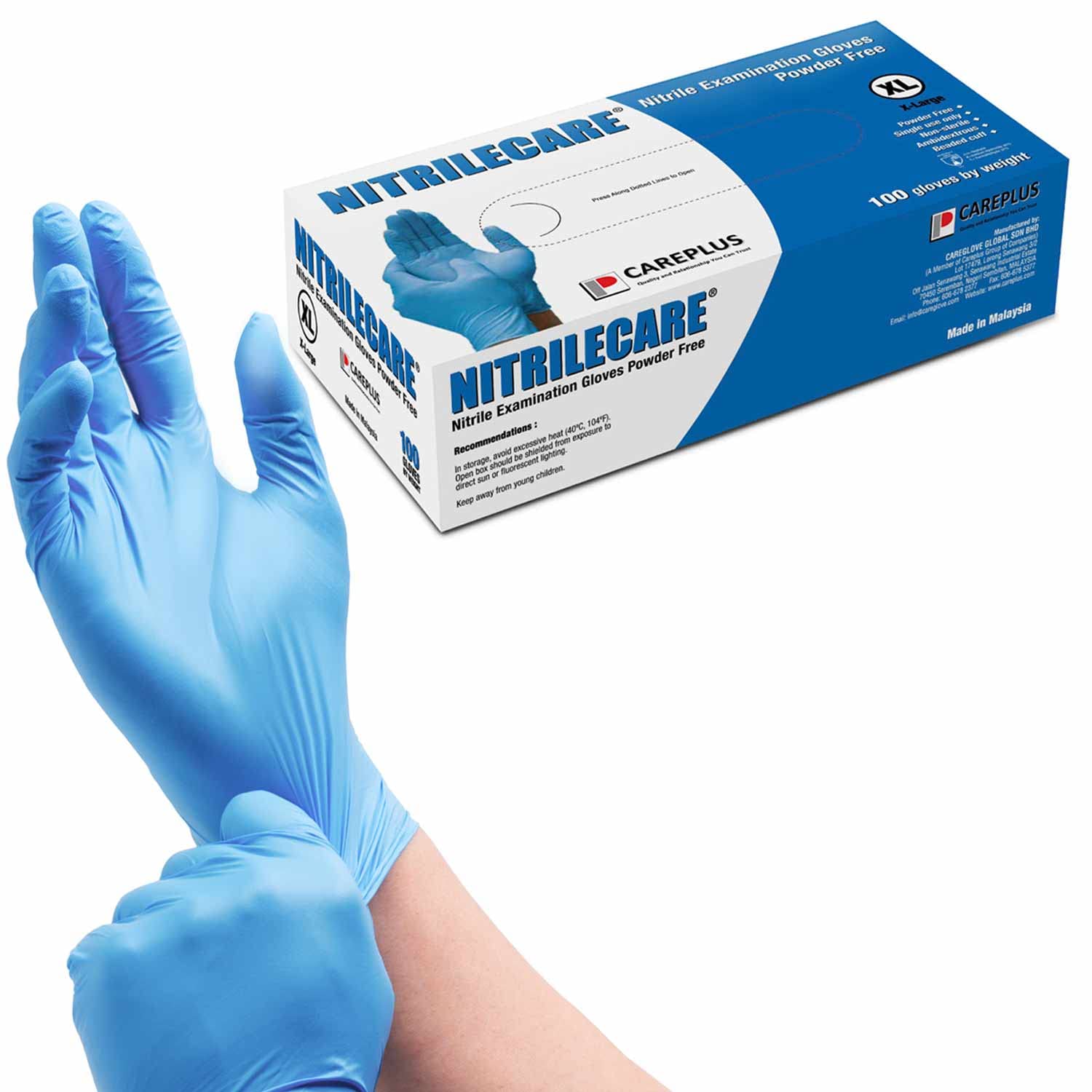 NITRILECARE Blue Nitrile Exam  - Exam Glove Nitrile avis et prix